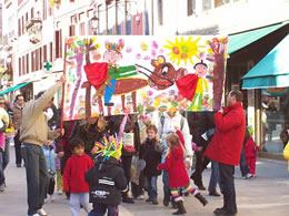 Children celebrating the feast of San Martin